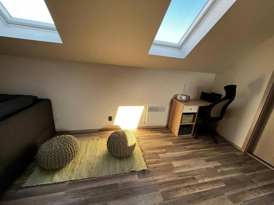 Prijemny Podkrovni Byt S Parkovanim Na Pozemku. Tršice Exterior foto
