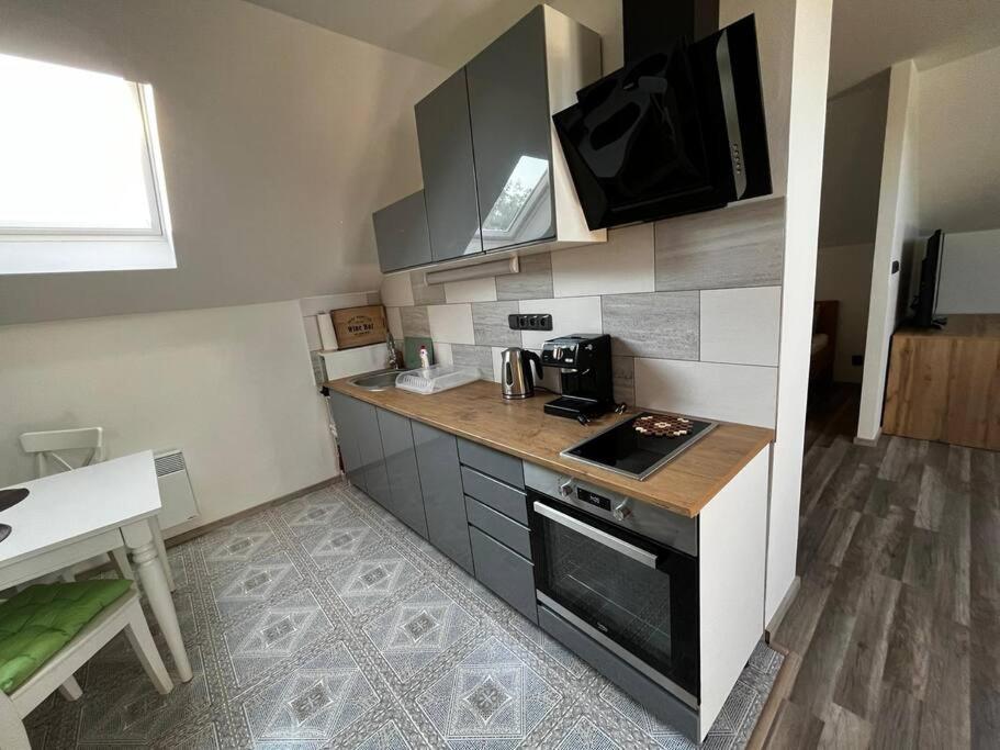 Prijemny Podkrovni Byt S Parkovanim Na Pozemku. Tršice Exterior foto
